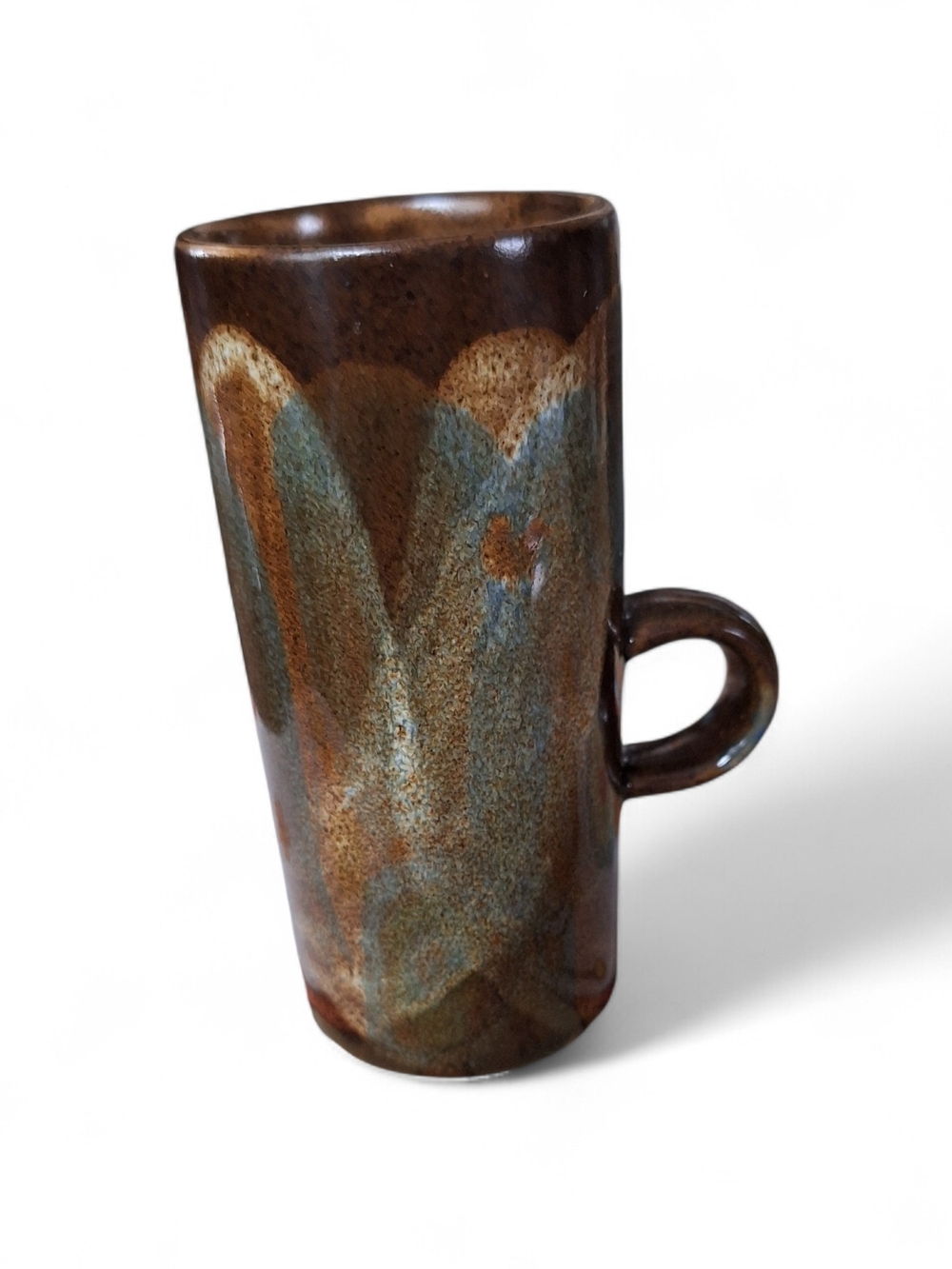 Vintage Handcrafted Ceramic Art Espresso Mug